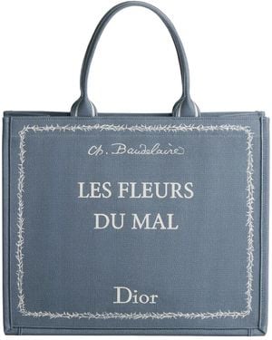 Dior Large Book Tote - Blue