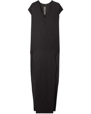 Rick Owens Arrowhead Satin Gown - Black