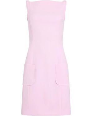 Patou Pocket Strap Mini Dress - Pink