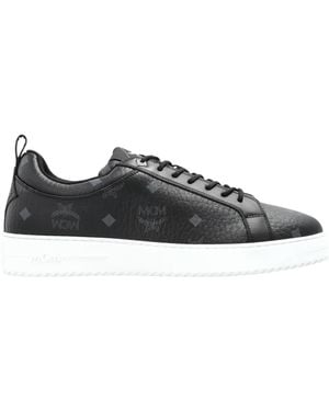 MCM Neo Terrain Monogram Low-Top Trainers - Black