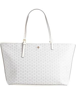 Tory Burch Logo Handbag - White