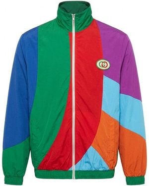 Gucci Multicoloured Spliced Casual Jacket