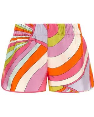 PUCCI 'Marmo' Print Shorts - Multicolour