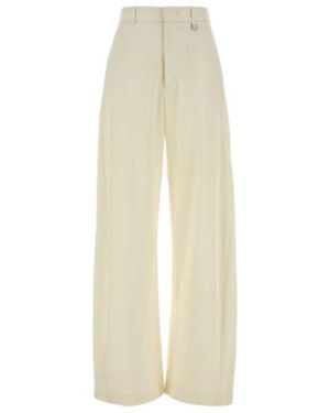 GIUSEPPE DI MORABITO High-Waist Palazzo Trousers - White