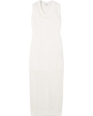 Brunello Cucinelli Sleeveless Dress - White