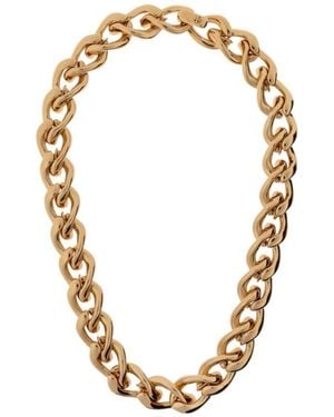 Tory Burch Chain-Link Short Necklace - Metallic