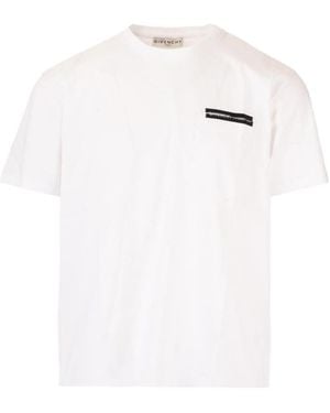 Givenchy Ribbon Trimmed Logo T-Shirt - White