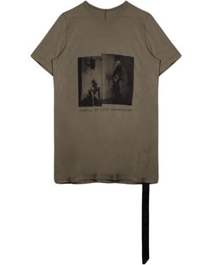 Rick Owens Short-Sleesleeved T-Shirt - Green
