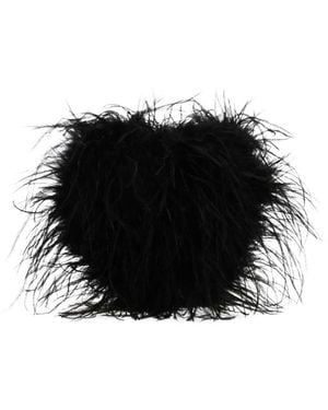 Alexander Wang Heart Pillow Clutch Bag - Black