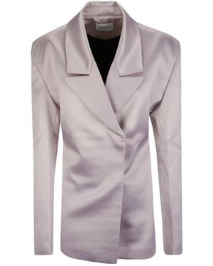 16Arlington Lapel Long Sleeve Casual Jacket - Gray