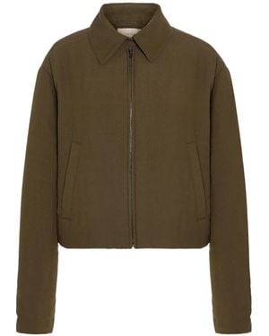 The Row Nerys Bomber Jacket - Green