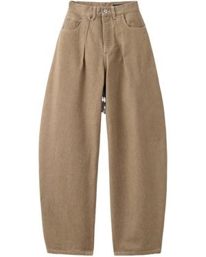 Jacquemus The Ovalo De-Nîmes Denim Jeans - Natural