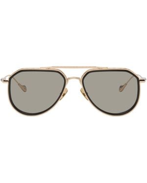 Cutler and Gross Cutler And Gross X The Great Frog Triumph Aviator Sunglasses - Metallic