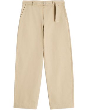 Maison Kitsuné Belt Loops Slacks - Natural