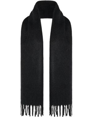 The Row Tasselled Scarf - Black