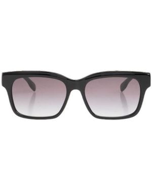 Tory Burch Rectangle-Frame Sunglasses - White
