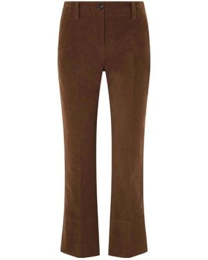 Brunello Cucinelli Belt Loop Casual Trousers - Brown