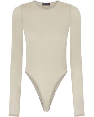 Wardrobe NYC Stretch-Jersey Bodysuit - White