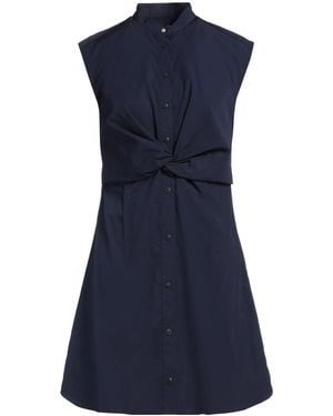 Rag & Bone Midnight Mini Dress Cotton - Blue