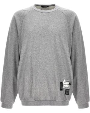 Undercover Logo-Patch Jersey Sweatshirt - Grey