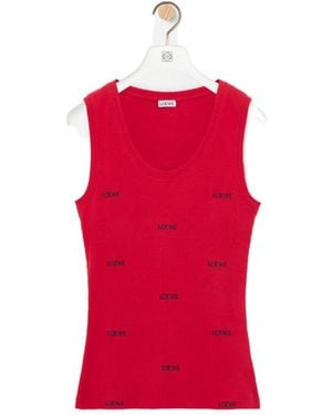 Loewe Tank Top - Red