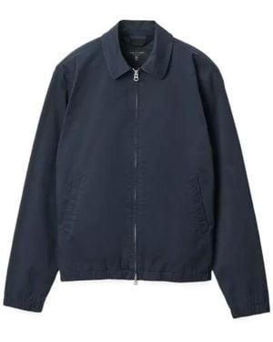 Rag & Bone Harrington Stretch Cotton Twill Jacket - Blue