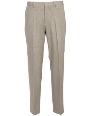 BOSS Casual Pants With Belt Loops - Gray