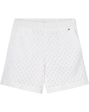 Herno Cut-Out Shorts - White