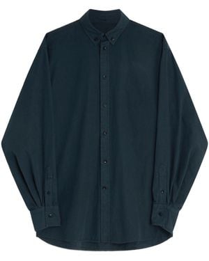 Phoebe Philo Button-Down Collar Shirt - Blue