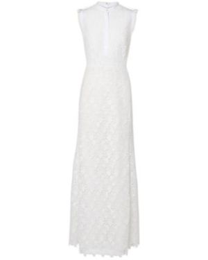 Giambattista Valli Macramé Gown - White