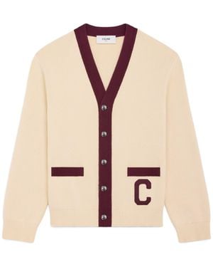 Celine College Cardigan - Natural