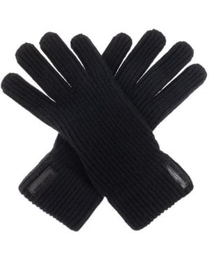 Giorgio Armani Cashmere Knitted Gloves - Blue