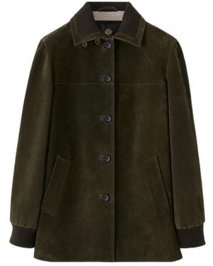 Loro Piana Maremma Suede Jacket - Green