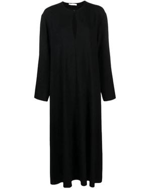 The Row Long Sleeved Dress - Black