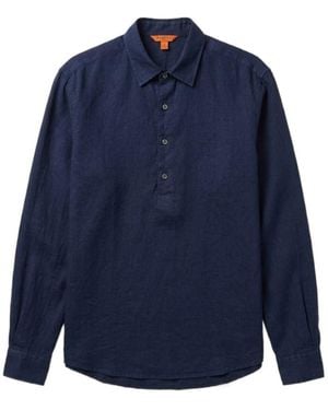 Barena Pavans Telino Button-Up Long-Sleeve Shirt - Blue