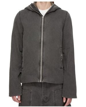 Rick Owens Gimp Zipfront Jacket - Gray