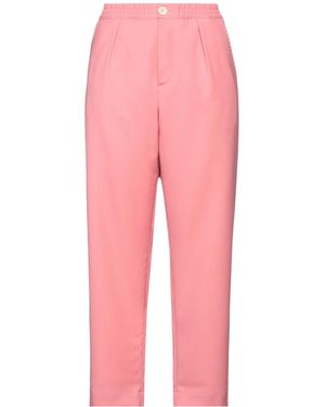 Marni Solidcolor Wool Pants - Pink