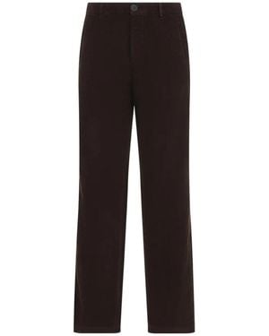 RANRA Casual Pants With Belt Loops - Black