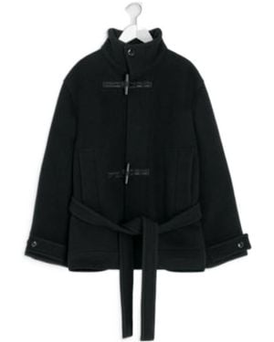 Lemaire Short Duffle Coat - Black