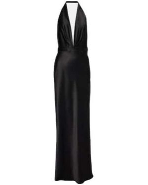 Nili Lotan Halter Neck Dress - Black