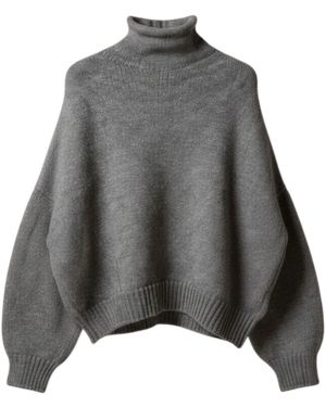 KHAITE Roll-Neck Jumper - Grey