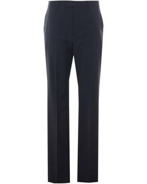 Valentino Pleated Tailored Trousers - Blue