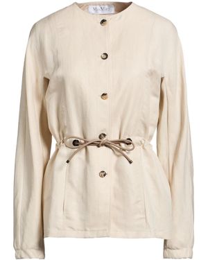 Max Mara Belted Jacket - Natural