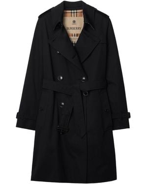 Burberry Double-Breasted Trench Coat - Black
