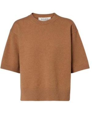 Rohe Wool And Cashmere-Blend Sweater - Brown