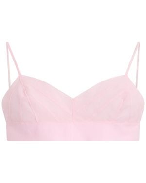 Philosophy Di Lorenzo Serafini Cropped Bralette Top - Pink