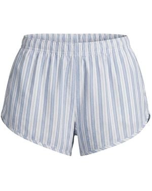 Gucci Interlocking G Baiadera Jacquard Shorts - Blue