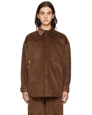 Bernhard Willhelm Pouched Shirt - Brown