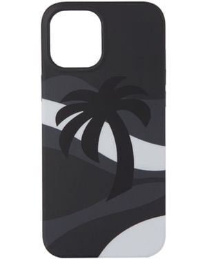 Palm Angels Iphone 12 Pro Max Mobile Phone Case - Black