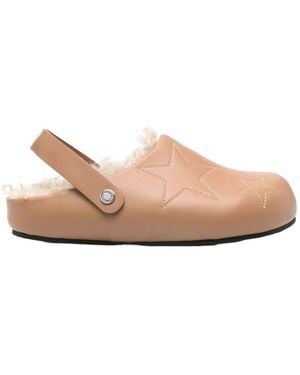 Stella McCartney Star Stitched Slip-On Slippers - Pink